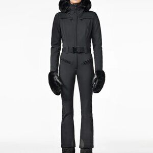 Goldbergh Parry Ski Suit w/ Faux Fur Hood
